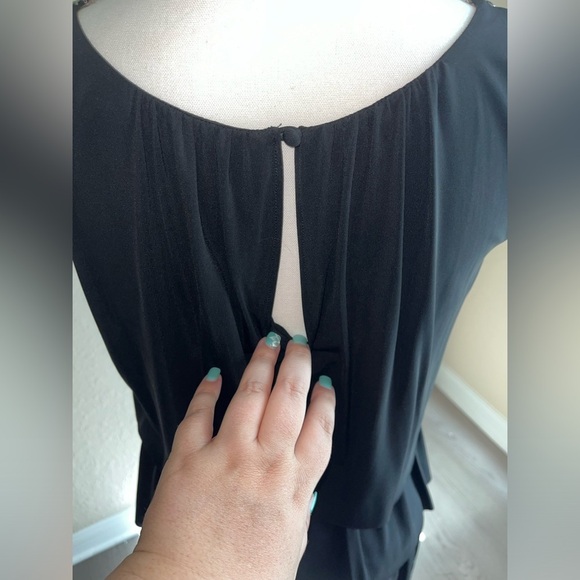 BCBGMaxAzria Tiered Art Deco Beaded Dress - Picture 4 of 9